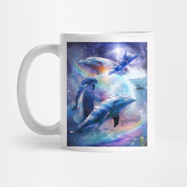 Galaxy Dolphin - Dolphins In Space by Random Galaxy